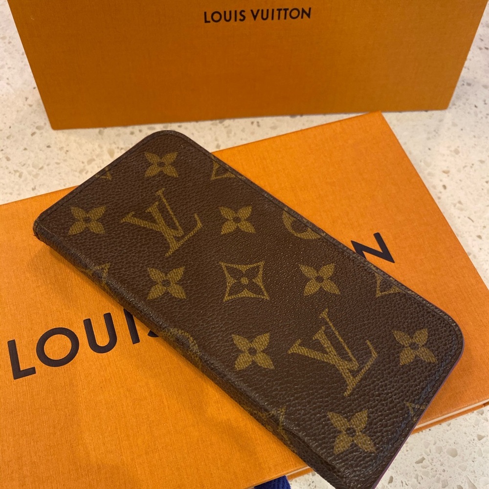 Louis Vuitton iPhone X/XS phone case Pivoine